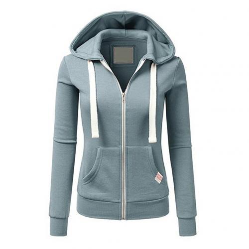 AMIRA - Wool zip-up hoodie jacket for women