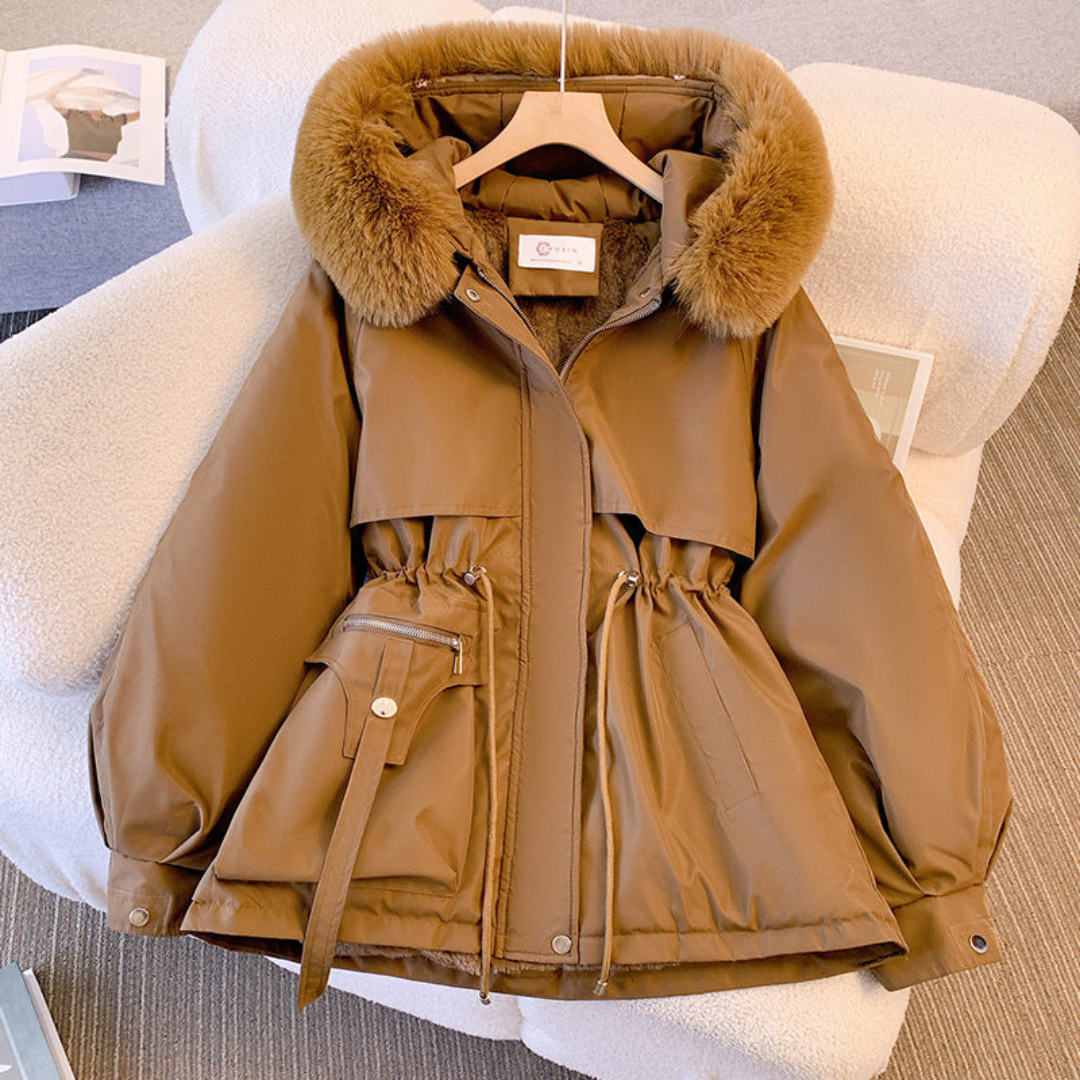 Ivyshape | Women's Waterproof Stylish Jacket Fur