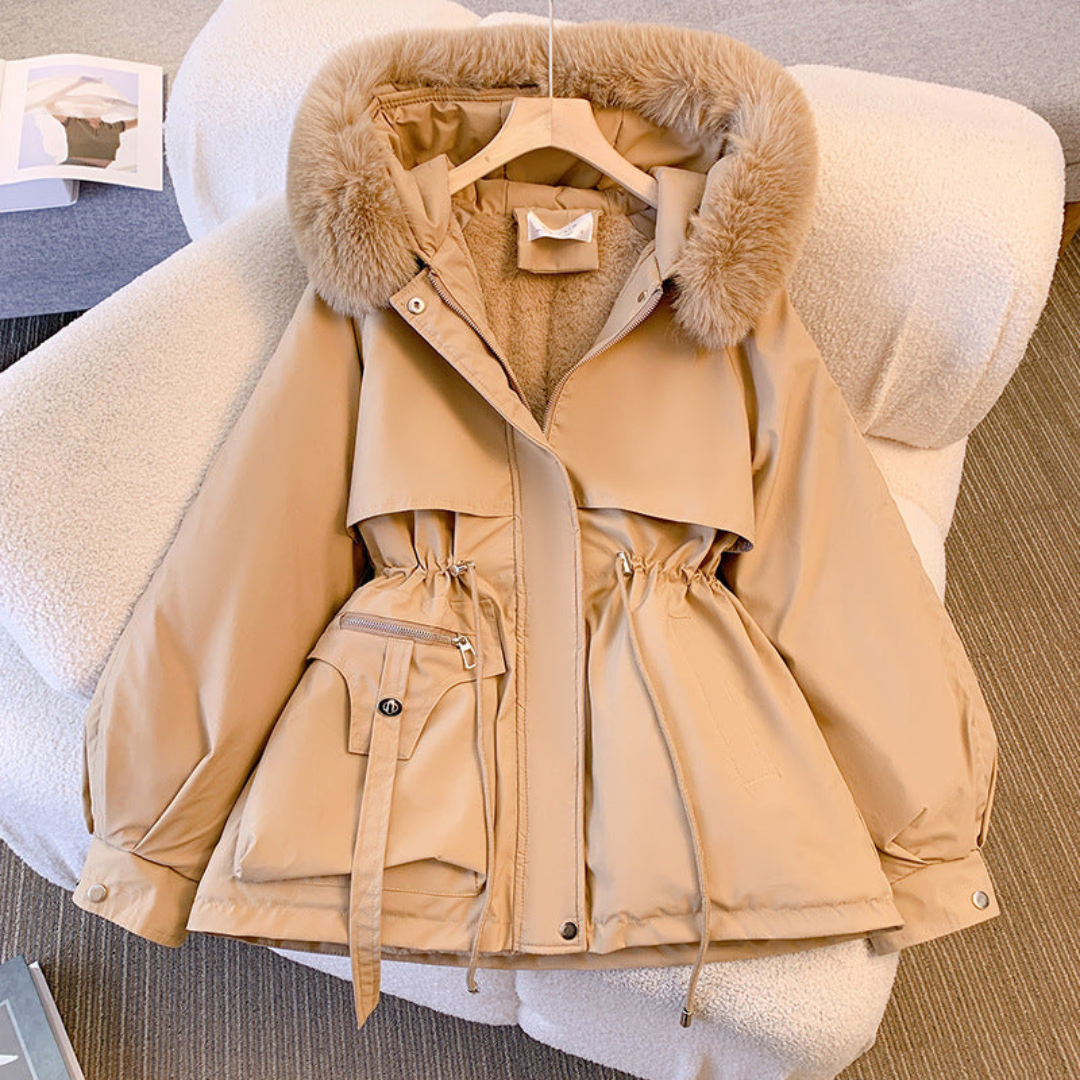 Ivyshape | Women's Waterproof Stylish Jacket Fur