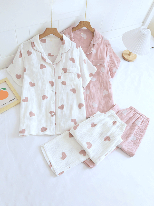 Ailyn - Luxurious Cotton Pyjama Set with Timeless Design for Women