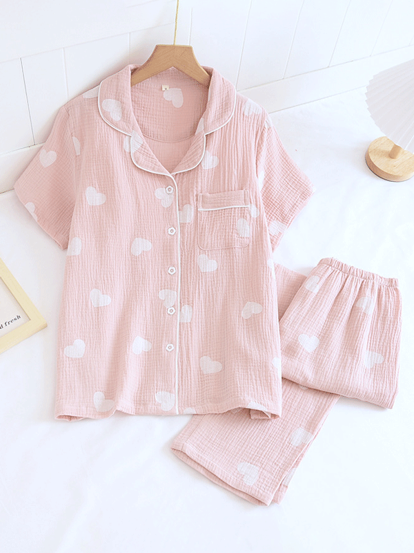 Ailyn - Luxurious Cotton Pyjama Set with Timeless Design for Women