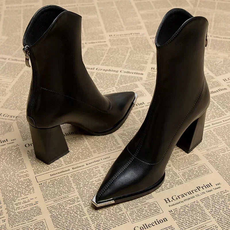 Lica Chrome Chelsea Boots