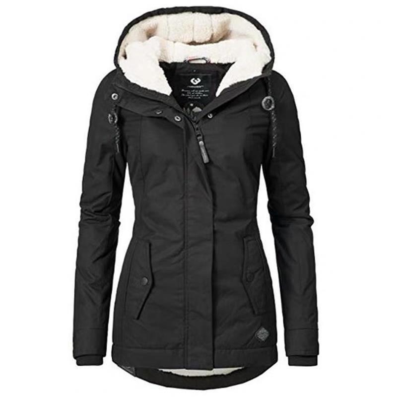 KATIE - Wind and waterproof long quilted coat for women