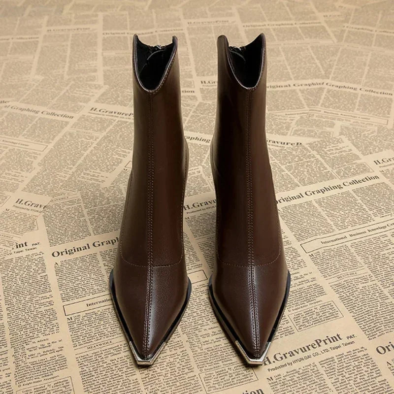 Lica Chrome Chelsea Boots