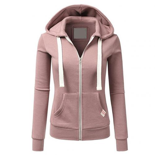 AMIRA - Wool zip-up hoodie jacket for women