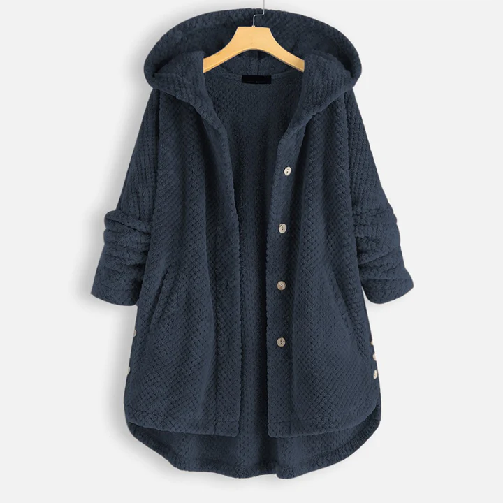 QUINCIE - Casual fleece hooded winter coat for women