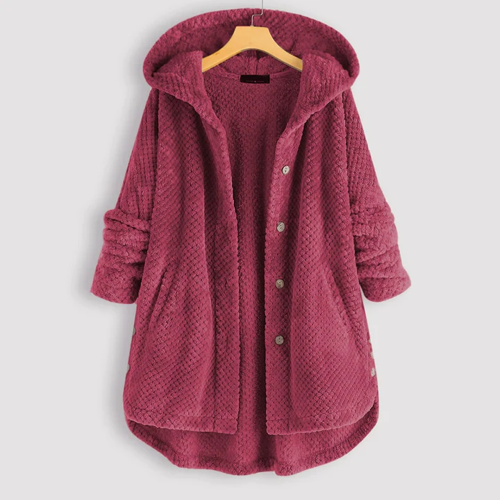 QUINCIE - Casual fleece hooded winter coat for women