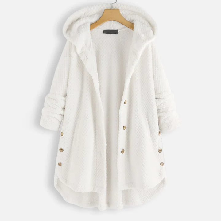 QUINCIE - Casual fleece hooded winter coat for women