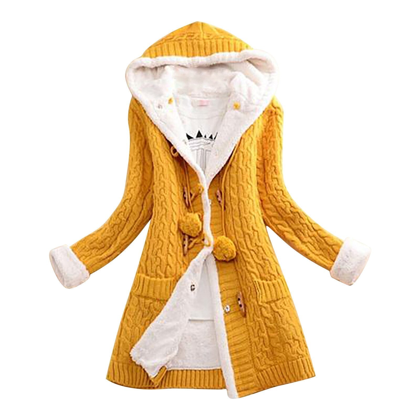 WILMA - Comfortable winter cardigan coat for women